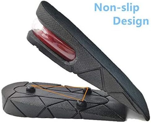 Kalevel Unisex 3cm Height Increase Insole 1.2 Inches Breathable Adjustable Insoles Height Increase Insoles Shoe Lifts Increased Shoe Pad Elevator Insoles Half Elevator Insole for Men Women in Saudi Arabia