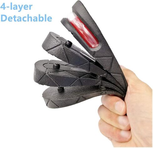 Kalevel Unisex 3cm Height Increase Insole 1.2 Inches Breathable Adjustable Insoles Height Increase Insoles Shoe Lifts Increased Shoe Pad Elevator Insoles Half Elevator Insole for Men Women in Saudi Arabia