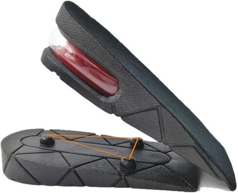 Kalevel Unisex 3cm Height Increase Insole 1.2 Inches Breathable Adjustable Insoles Height Increase Insoles Shoe Lifts Increased Shoe Pad Elevator Insoles Half Elevator Insole for Men Women in Saudi Arabia