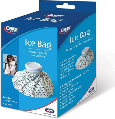 قربة ثلج من كاركس - قربة ثلج قابلة لإعادة الاستخدام للإصابات والصداع وآلام العضلات والإجهاد in Kuwait