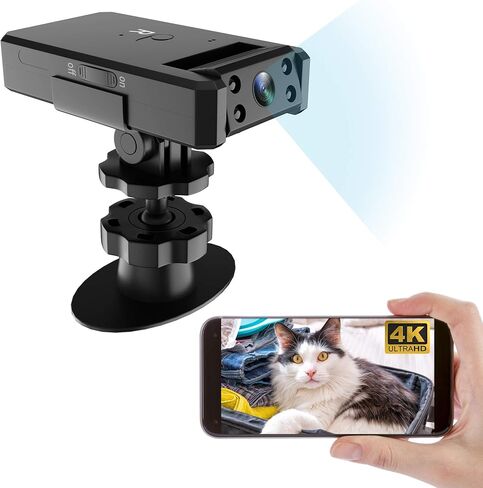 OVEHEL Hidden Spy Camera Mini 1080P Wireless WiFi Camera with Live Video Home Security Surveillance Cam with Motion Detection Night Vision APP Control for Indoor Outdoor Car Nanny Cam in Kuwait