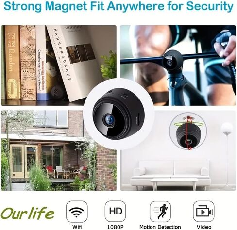 كاميرا WiFi عالية الدقة - شاهد في أي وقت وفي أي مكان باستخدام تطبيق Mobile Remote in Kuwait