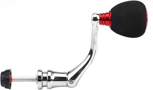 Power Knob for Spinning Reel,Fishing Reel Handle Rotatable Knob Power Handle Grip Metal Rocker Arm Grip Compatible with Spinning Fishing Reel Replacement(Red Large Compatible with 4000 & 5000 & 6000) in Saudi Arabia