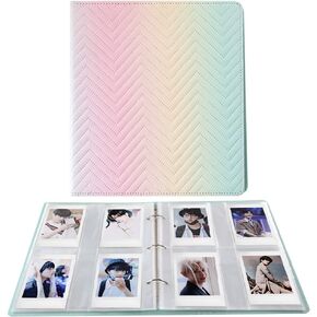 400 Pockets Gradient Colours Photo Album for Polaroid Snap PIC-300 Z2300, 2x3 Photo Album Book for Fujifilm Instax Mini 11 9 Evo 90 70 40 8 7 LiPlay Instant Camera (Diamond Lattice) in Saudi Arabia