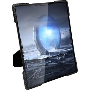 Bluesun 5x7 picture frame red, picture frames glass, hanging picture frame, Matted for wall and tabletop Decor (5x7, Red) in Kuwait