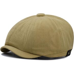 Clakllie Newsboy Cap Baker Boy Hat Flat Caps 8 Panel Peaky Herringbone Gatsby Hat Ivy Irish Cap for Men Women Driving Cap