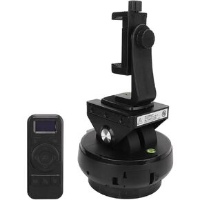 رأس ثلاثي القوائم بانورامي بمحرك يدور 360 درجة بتردد 2.4 جيجا هرتز مع جهاز تحكم عن بعد لاسلكي، وظائف تصوير متعددة، أقصى حمل يصل إلى 1 كجم لكاميرا الهاتف المحمول in Kuwait