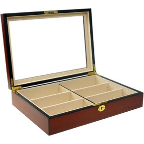 صندوق منظم لعرض النظارات الشمسية من خشب الورد من ديكوريباي مكون من 6 قطع in Kuwait