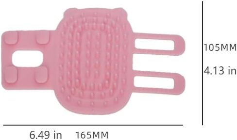 poutedy Pet Cat Dog Tickling Artifact，Hair Cleaning Scratching Brush Cats Dogs Self Massage Grooming Tickling Scratcher Comb 4 Pcs (2 Green+2 Pink) in Saudi Arabia