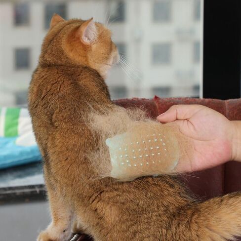 poutedy Pet Cat Dog Tickling Artifact，Hair Cleaning Scratching Brush Cats Dogs Self Massage Grooming Tickling Scratcher Comb 4 Pcs (2 Green+2 Pink) in Saudi Arabia