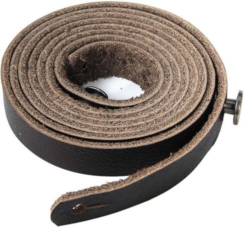 Mirrorless Digital DSLR Camera Neck Shoulder Belts Strap Genuine Leather Sling Vintage for Nikon Canon Sony Olympus Samsung Pentax Fuji Dark Brown Coffee in Saudi Arabia