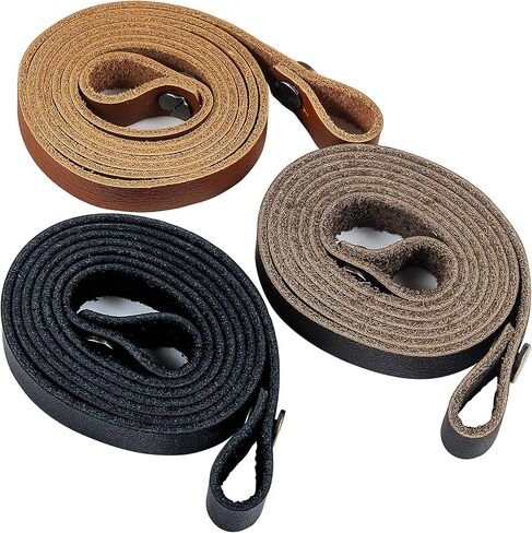 Mirrorless Digital DSLR Camera Neck Shoulder Belts Strap Genuine Leather Sling Vintage for Nikon Canon Sony Olympus Samsung Pentax Fuji Dark Brown Coffee in Saudi Arabia