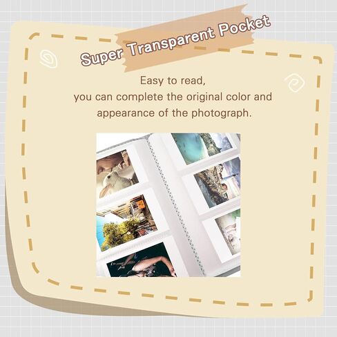 ألبوم صور HIYQIN Mini، ألبوم Instax Mini PU من الجلد 96 جيبًا لطابعة Fuji Instax Mini 11/8/9/7s/25/70/90/ EVO الفورية مقاس 3 بوصات، Polaroid Snap PIC in Kuwait