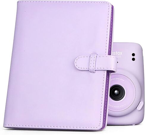 ألبوم صور HIYQIN Mini، ألبوم Instax Mini PU من الجلد 96 جيبًا لطابعة Fuji Instax Mini 11/8/9/7s/25/70/90/ EVO الفورية مقاس 3 بوصات، Polaroid Snap PIC in Kuwait