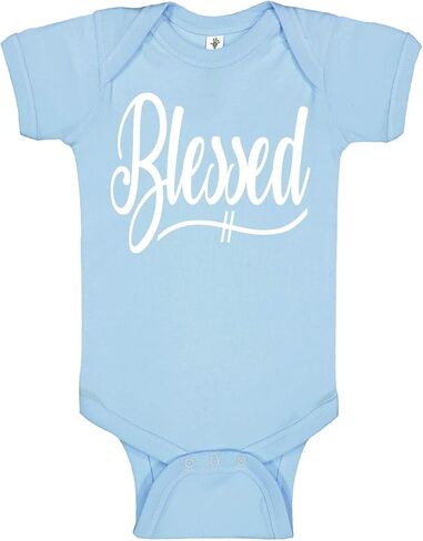 Aiden's Corner Handmade Baptism Christening Blessed Bodysuit - Baby Boy Girl Religious Faith Outfits Clothing in Saudi Arabia