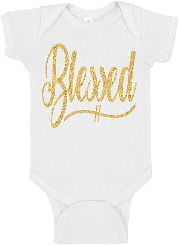 Aiden's Corner Handmade Baptism Christening Blessed Bodysuit - Baby Boy Girl Religious Faith Outfits Clothing in Saudi Arabia