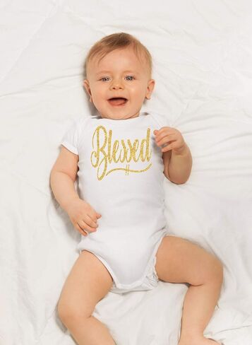 Aiden's Corner Handmade Baptism Christening Blessed Bodysuit - Baby Boy Girl Religious Faith Outfits Clothing in Saudi Arabia