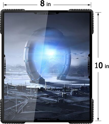إطار صورة Bluesun مقاس 5x7 أحمر، إطارات صور زجاجية، إطار صورة معلق، غير لامع لديكور الحائط والطاولة (5x7، أحمر) in Kuwait