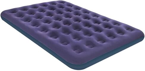 Figrosd Double Camping Sleeping Pad with Built-in Pump 2-3 Person Inflatable Camping Mattress for Backpacking、Traveling、Hiking and Durable & Comfortable-Size 75x54x9 inch (Blue) in Saudi Arabia