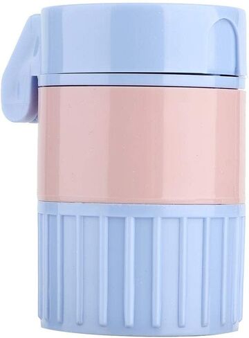 Mxtech Pill Shredder, Convenient Quality Cutter, Layered Design Easy to Use ABS Three in One 1.5 Inch * 2.5 Inch for Adults in Kuwait