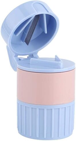 Mxtech Pill Shredder, Convenient Quality Cutter, Layered Design Easy to Use ABS Three in One 1.5 Inch * 2.5 Inch for Adults in Kuwait