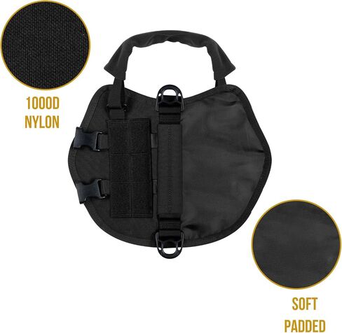 Tactical Dog Harness, Milltary Dog Vest with Durable Vertical Handle for XXS Puppy Dog in Saudi Arabia