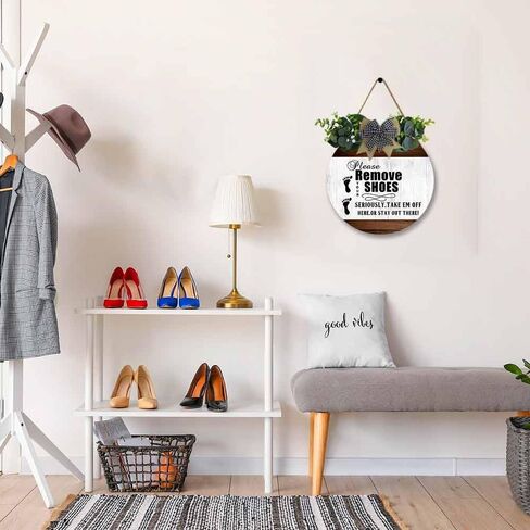 Please Remove Your Shoes Sign,Remove Your Shoes Wood Sign,Shoes Off Sign front door welcome sign Wreath in Saudi Arabia