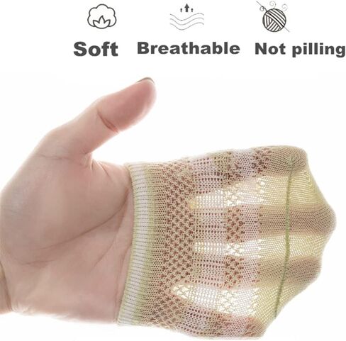 BEHELE Baby Grip Socks Toddler Non Slip Thin Mesh Infant Pointelle Eyelet Socks Unisex Girl Boy No Show Floor Ankle Socks in Kuwait