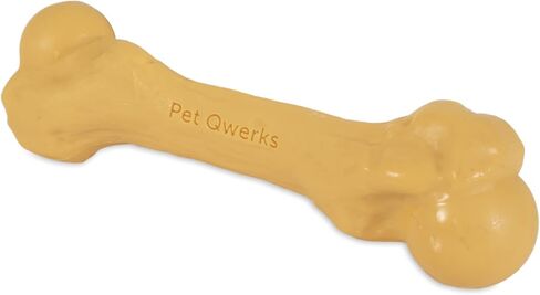 Pet Qwerks Zombie BarkBone - Nylon Dog Bone for Moderate Chewers - Cheddar Cheese Flavor - 6" in Kuwait