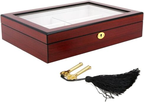 صندوق منظم لعرض النظارات الشمسية من خشب الورد من ديكوريباي مكون من 6 قطع in Kuwait