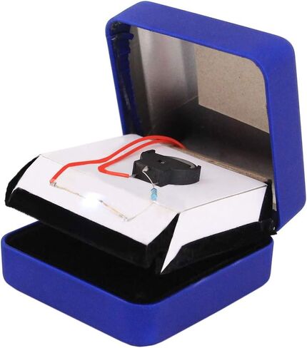 Naimo Black Lighted up LED Engagement Proposal Jewelry Ring Box in Saudi Arabia