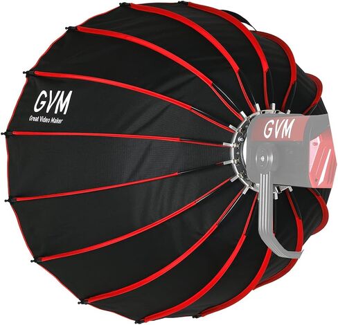 GVM 35.4 بوصة/90 سم حامل بوينز سوفت بوكس ​​مكافئ، إطلاق سريع مع ناشرات/شبكة/حقيبة لإضاءة الفيديو، متوافق مع PRO 400B، 500B، 650B، SD600D، وإضاءة التصوير الفوتوغرافي الأخرى من Bowens Studio in Kuwait