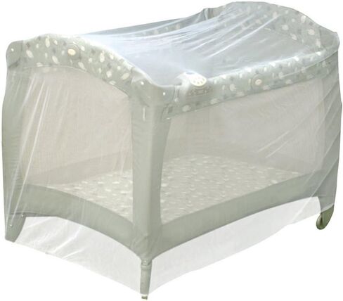 Nuby Pack N Play Universal Size Mosquito Net Tent, White in Saudi Arabia
