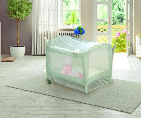 Nuby Pack N Play Universal Size Mosquito Net Tent, White in Saudi Arabia