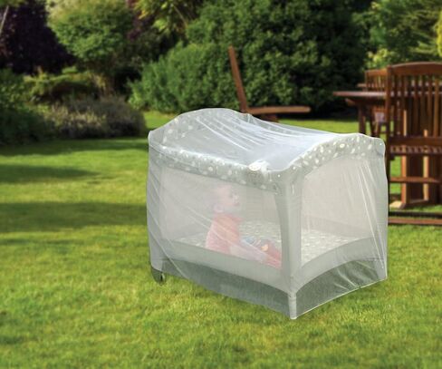 Nuby Pack N Play Universal Size Mosquito Net Tent, White in Saudi Arabia