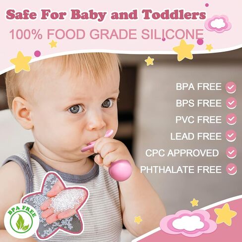 لوازم فطام الأطفال، مجموعة مكونة من 16 قطعة من السيليكون لتغذية الأطفال، مستلزمات تغذية الأطفال، مجموعة أدوات تناول الطعام للرضع مع أوعية شفط وألواح ومرايل وأكواب وملاعق وشوك - من عمر 6 أشهر فما فوق in Kuwait