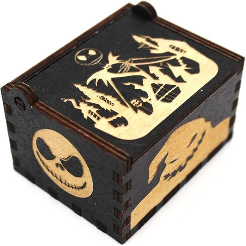 اوكي بوبو صندوق موسيقى خشبي - صندوق موسيقى ملون - ذا نايتمير بيفور كريسماس - مجموعة واحدة (08) in Kuwait