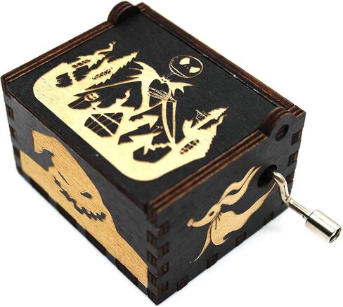 اوكي بوبو صندوق موسيقى خشبي - صندوق موسيقى ملون - ذا نايتمير بيفور كريسماس - مجموعة واحدة (08) in Kuwait