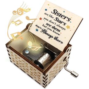 ukebobo Wooden Music Box - You are My Sunshine Music Box, Gifts for Sister, Gifts for BFF,Newest Design Music Box - 1 Set (10) in Kuwait