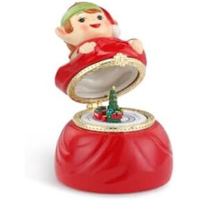 السيد. عيد الميلاد صندوق الموسيقى الخزفي ELF in Kuwait