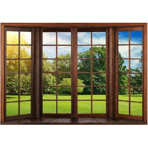 YYNXSY 6X4FT Office Backdrop for Video Conference Backdrop with Window Background Screen for Video Conferencing Photography Studio Background Props Holiday Party Birthday Party Room YY-1003 in Kuwait