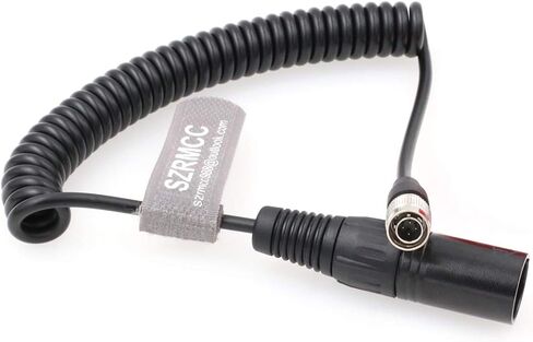 كابل الطاقة SZRMCC لأجهزة الصوت Zoom F8 F4 Zaxcom XLR 4 Pin Male إلى Hirose 4 Pin Male (كابل مستقيم) in Saudi Arabia
