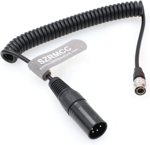 كابل الطاقة SZRMCC لأجهزة الصوت Zoom F8 F4 Zaxcom XLR 4 Pin Male إلى Hirose 4 Pin Male (كابل مستقيم) in Saudi Arabia