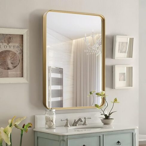 NicBex 71x32 Inch Full Length Mirror, Alloy Frame Wall Mirror for Bedroom, Hallway, Dressing Room and Home Deco, Modern and Farmhouse Room Makeover Mirror, Round Corners, Black(No Stand) in Saudi Arabia