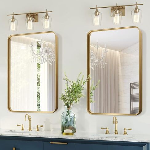 NicBex 71x32 Inch Full Length Mirror, Alloy Frame Wall Mirror for Bedroom, Hallway, Dressing Room and Home Deco, Modern and Farmhouse Room Makeover Mirror, Round Corners, Black(No Stand) in Saudi Arabia