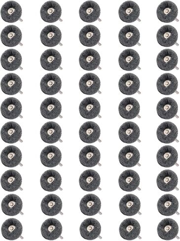 100Pcs Abrasive Buffing Wheels, 1 Inch Buffing Polishing Wheel Set with 1/8 Inch Shank, 20Pcs Each of 80 150 240 400 600 Grit Scouring Pad Abrasive Wheel for Power Rotary Tool, Rust Removal, Polishing in Saudi Arabia
