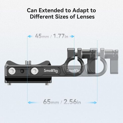 SmallRig Quick Release Plate for Arca-Type with 15mm Rod Clamp, Compatible with Follow Focus System - 3853 in Kuwait
