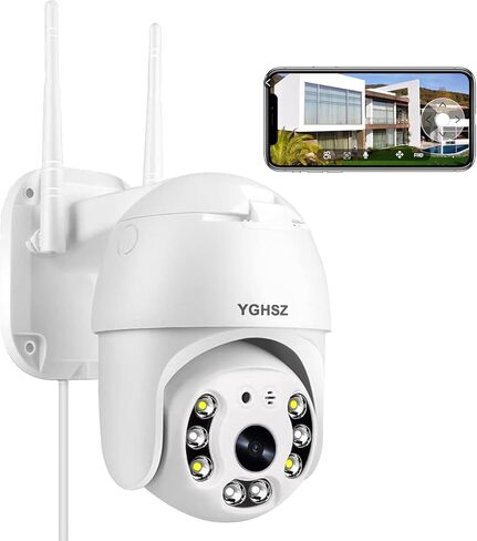 YGHSZ 5G WiFi Security Camera, 1080P Dual Band 5G 2.4G Wireless Camera for Home Security, Motion Tracking Baby Monitor with IR Night Vision, Pet Camera, Spot Light Camera for Home Security Camera in Kuwait