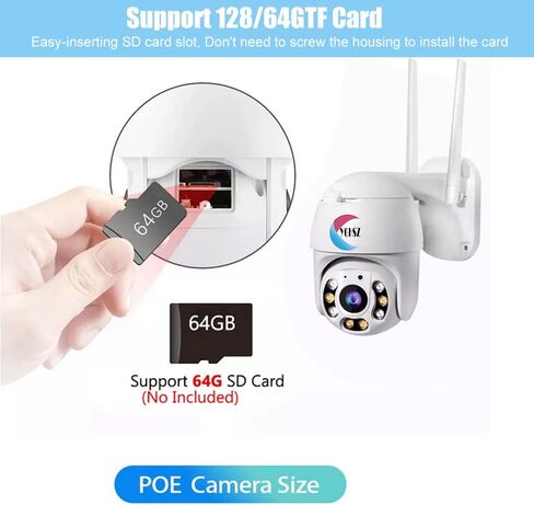 YGHSZ 5G WiFi Security Camera, 1080P Dual Band 5G 2.4G Wireless Camera for Home Security, Motion Tracking Baby Monitor with IR Night Vision, Pet Camera, Spot Light Camera for Home Security Camera in Kuwait