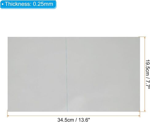 PATIKIL 15.5" Polarized Film Sheets, Adhesive Polarizer Linear Polarizing Filter 34.5x19.5cm for Screen Photography Lighting, 0 Degree in Saudi Arabia